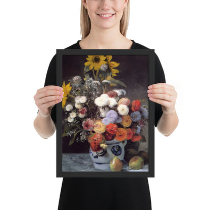 Mixed Flowers in an Earthenware Pot by Pierre-Auguste Renoir