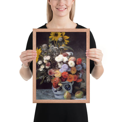 Mixed Flowers in an Earthenware Pot by Pierre-Auguste Renoir