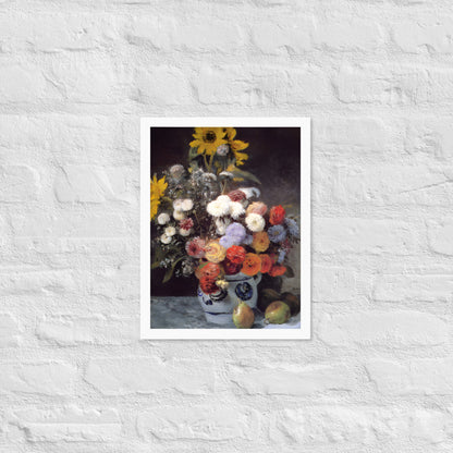 Mixed Flowers in an Earthenware Pot by Pierre-Auguste Renoir