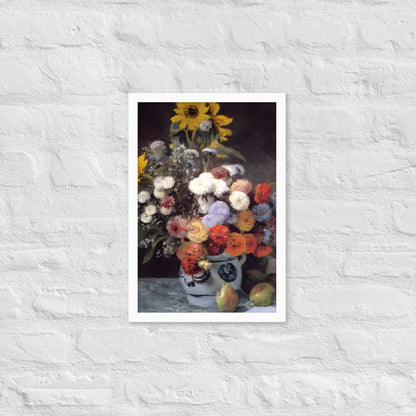 Mixed Flowers in an Earthenware Pot by Pierre-Auguste Renoir