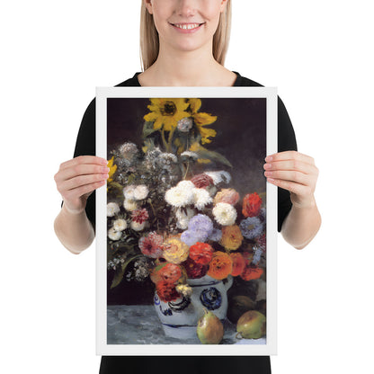 Mixed Flowers in an Earthenware Pot by Pierre-Auguste Renoir