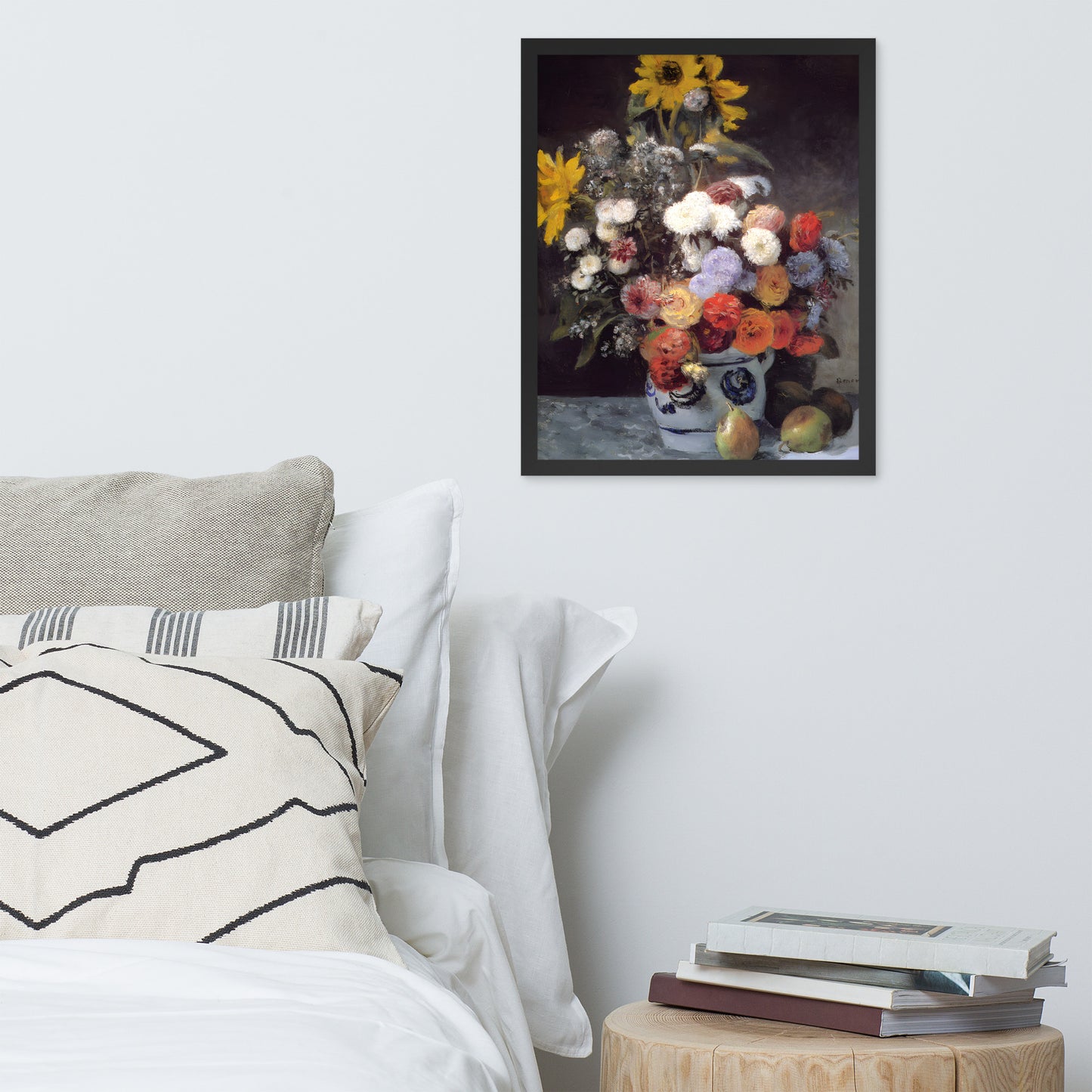 Mixed Flowers in an Earthenware Pot by Pierre-Auguste Renoir