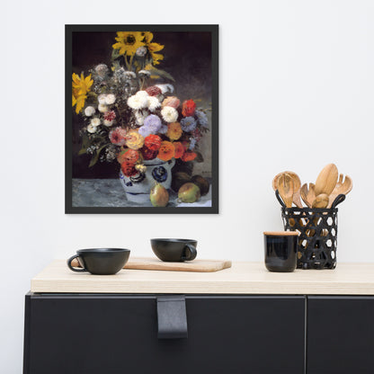 Mixed Flowers in an Earthenware Pot by Pierre-Auguste Renoir