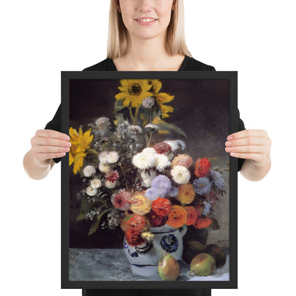 Mixed Flowers in an Earthenware Pot by Pierre-Auguste Renoir