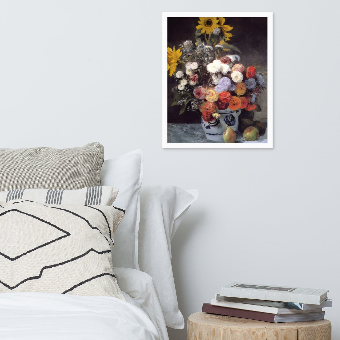 Mixed Flowers in an Earthenware Pot by Pierre-Auguste Renoir