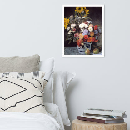 Mixed Flowers in an Earthenware Pot by Pierre-Auguste Renoir