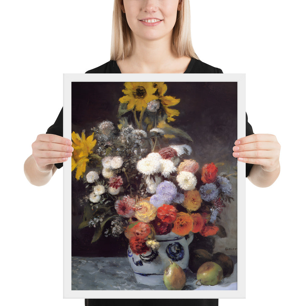 Mixed Flowers in an Earthenware Pot by Pierre-Auguste Renoir