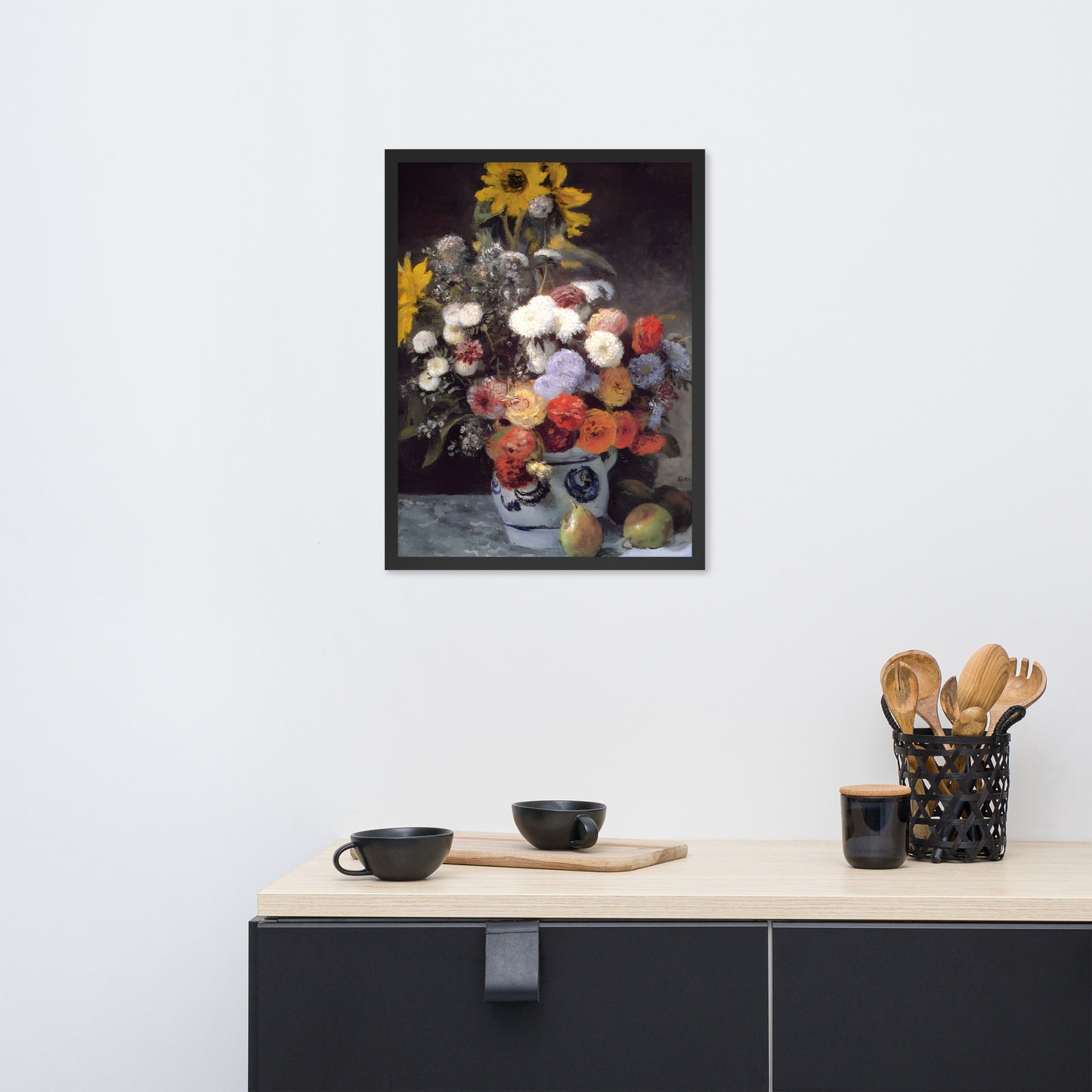 Mixed Flowers in an Earthenware Pot by Pierre-Auguste Renoir