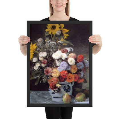 Mixed Flowers in an Earthenware Pot by Pierre-Auguste Renoir