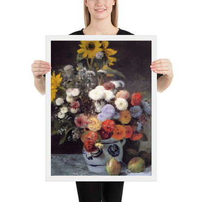 Mixed Flowers in an Earthenware Pot by Pierre-Auguste Renoir