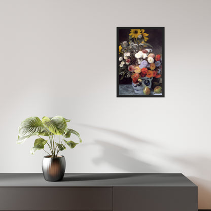 Mixed Flowers in an Earthenware Pot by Pierre-Auguste Renoir