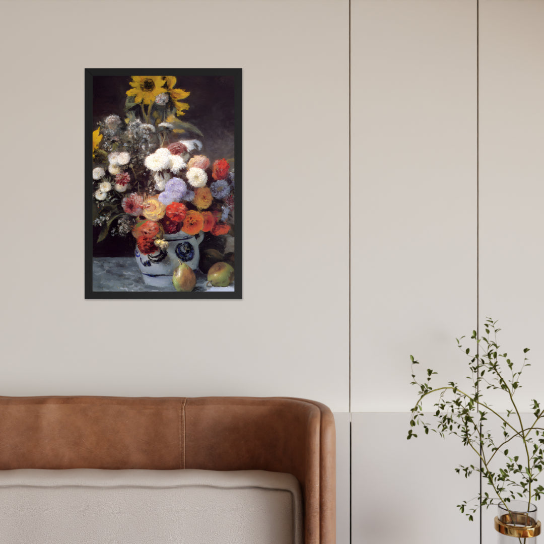 Mixed Flowers in an Earthenware Pot by Pierre-Auguste Renoir