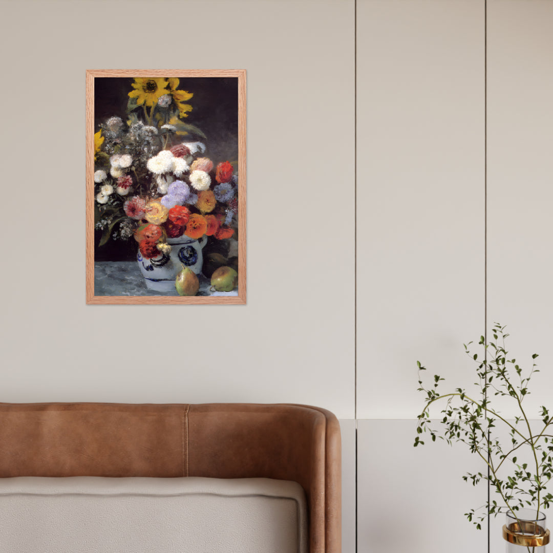 Mixed Flowers in an Earthenware Pot by Pierre-Auguste Renoir