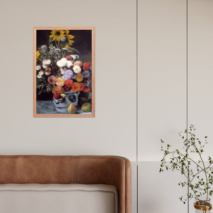 Mixed Flowers in an Earthenware Pot by Pierre-Auguste Renoir