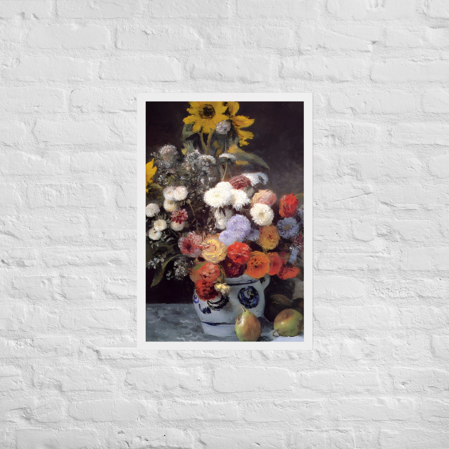 Mixed Flowers in an Earthenware Pot by Pierre-Auguste Renoir