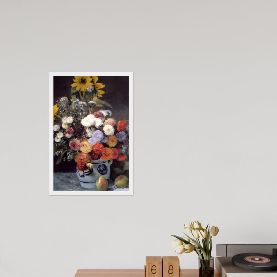 Mixed Flowers in an Earthenware Pot by Pierre-Auguste Renoir