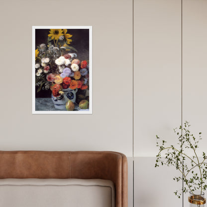 Mixed Flowers in an Earthenware Pot by Pierre-Auguste Renoir