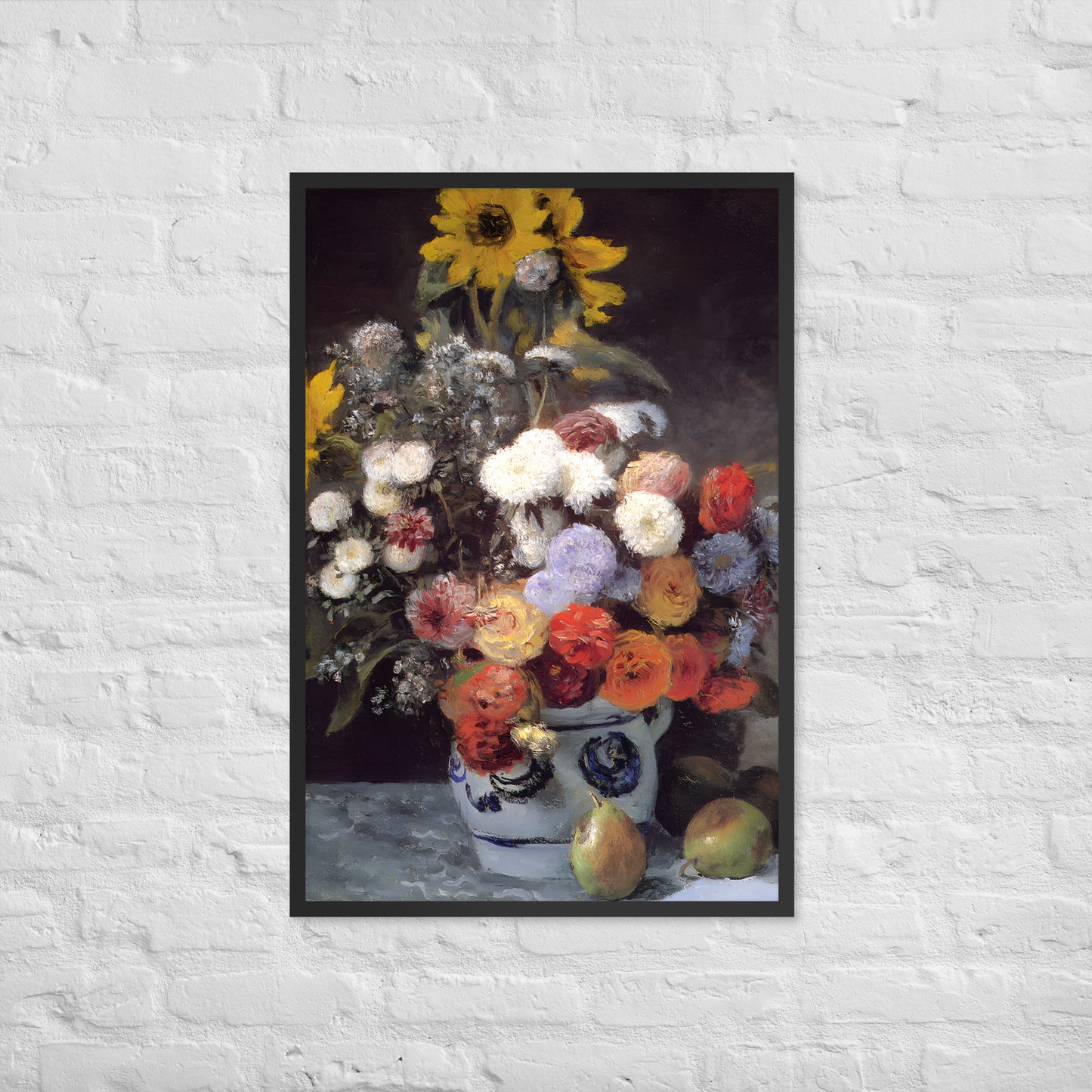 Mixed Flowers in an Earthenware Pot by Pierre-Auguste Renoir
