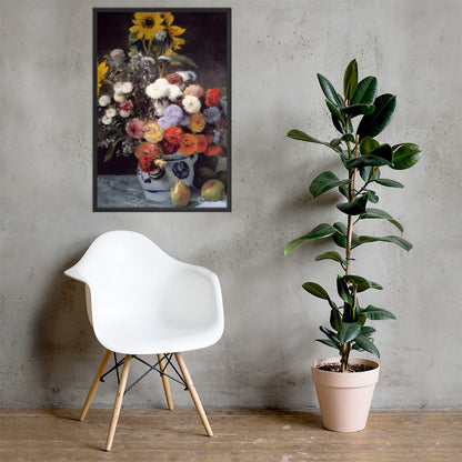 Mixed Flowers in an Earthenware Pot by Pierre-Auguste Renoir