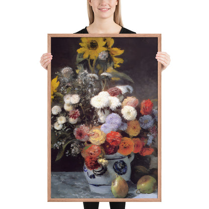 Mixed Flowers in an Earthenware Pot by Pierre-Auguste Renoir