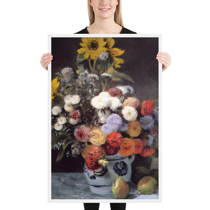 Mixed Flowers in an Earthenware Pot by Pierre-Auguste Renoir