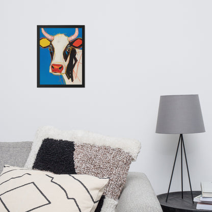 Moo-d Pop - Stylized Cow Portrait