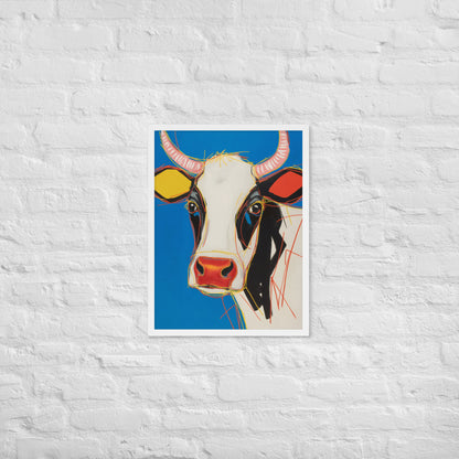 Moo-d Pop - Stylized Cow Portrait