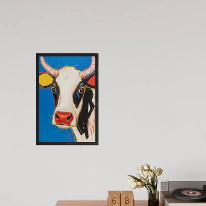 Moo-d Pop - Stylized Cow Portrait