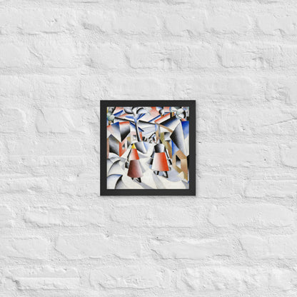 Morning in the Village after Snowstorm by Kazimir Malevich