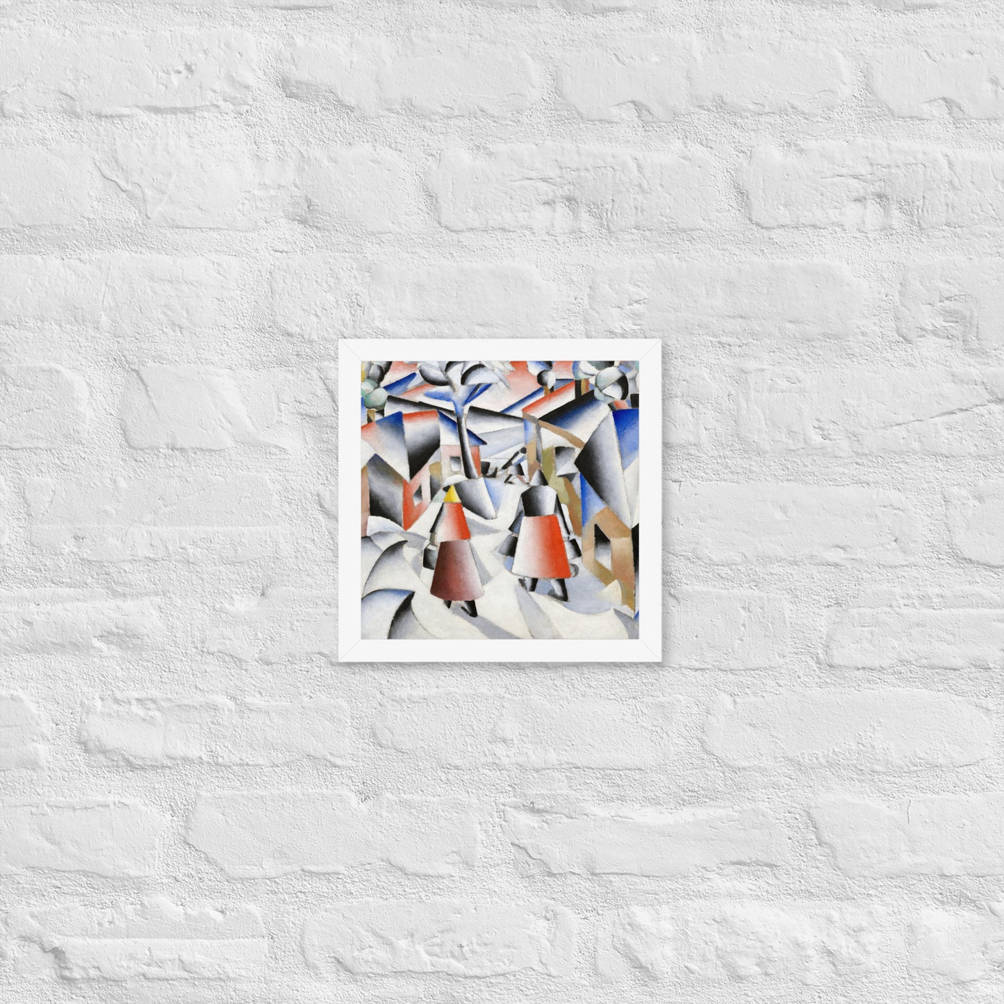 Morning in the Village after Snowstorm by Kazimir Malevich