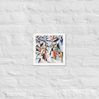 Morning in the Village after Snowstorm by Kazimir Malevich