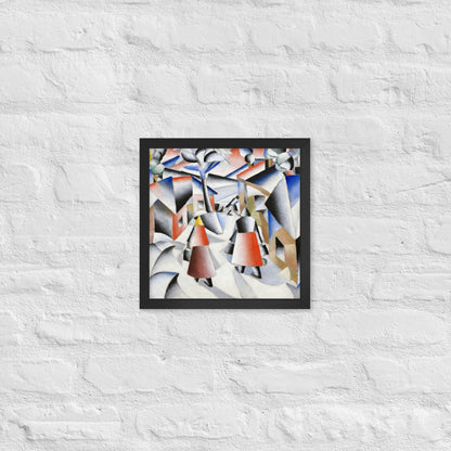 Morning in the Village after Snowstorm by Kazimir Malevich