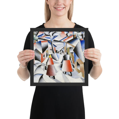 Morning in the Village after Snowstorm by Kazimir Malevich