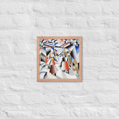 Morning in the Village after Snowstorm by Kazimir Malevich