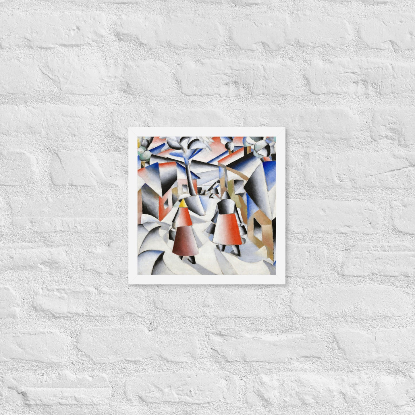 Morning in the Village after Snowstorm by Kazimir Malevich