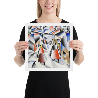 Morning in the Village after Snowstorm by Kazimir Malevich