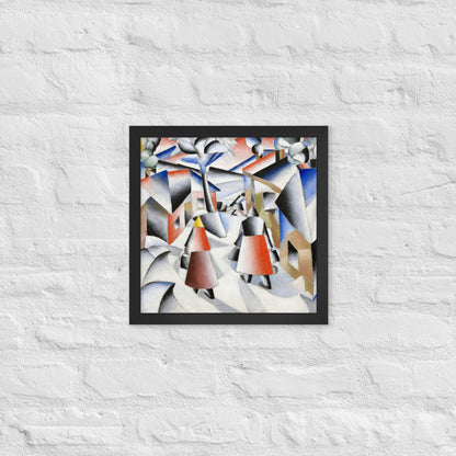 Morning in the Village after Snowstorm by Kazimir Malevich