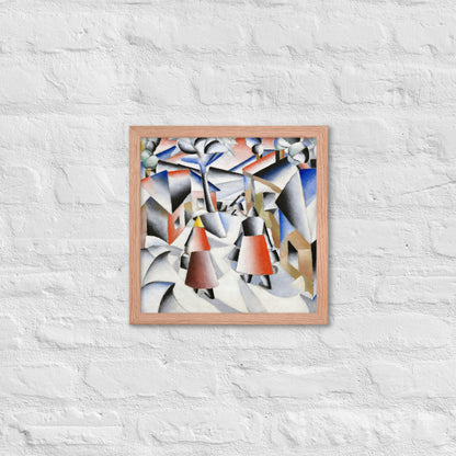 Morning in the Village after Snowstorm by Kazimir Malevich