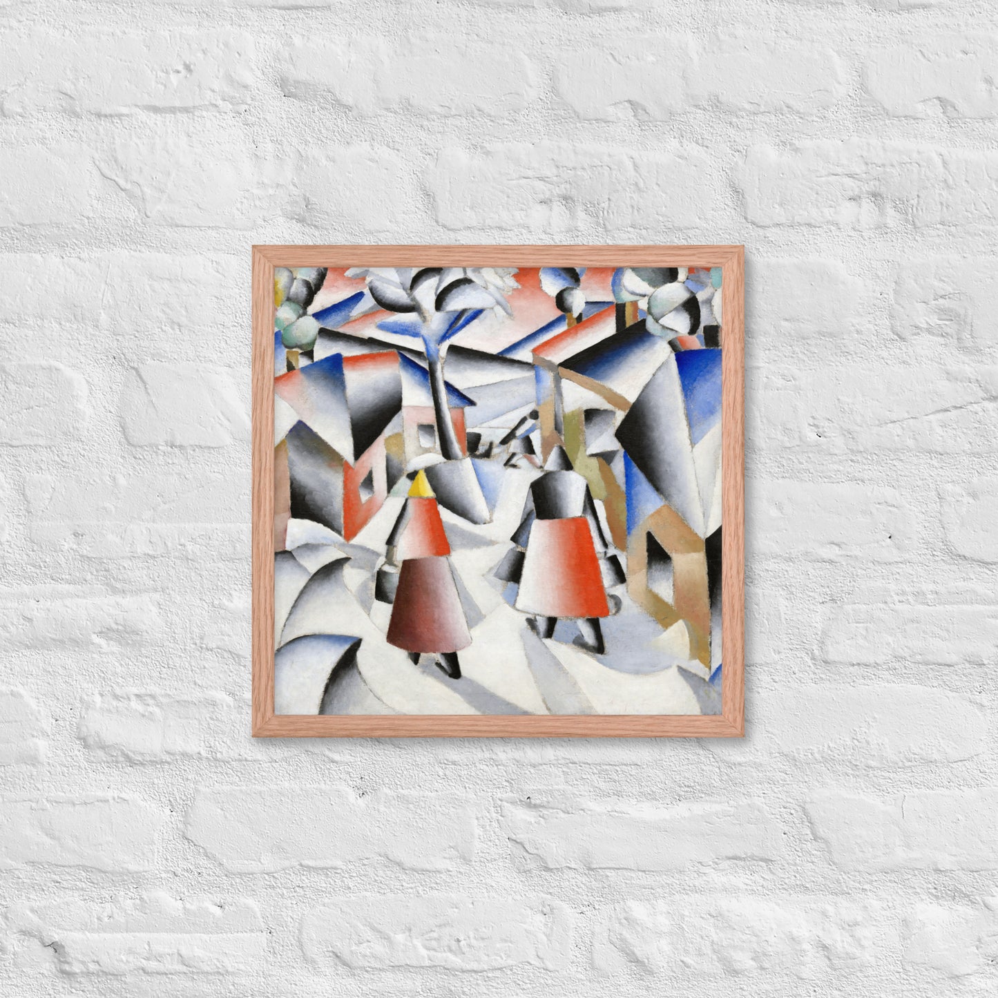 Morning in the Village after Snowstorm by Kazimir Malevich