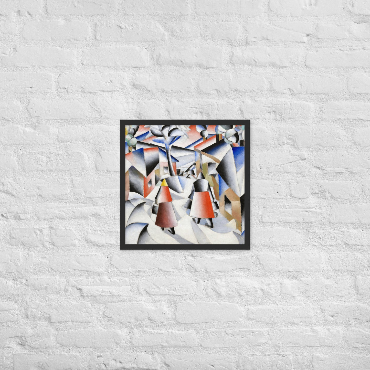 Morning in the Village after Snowstorm by Kazimir Malevich