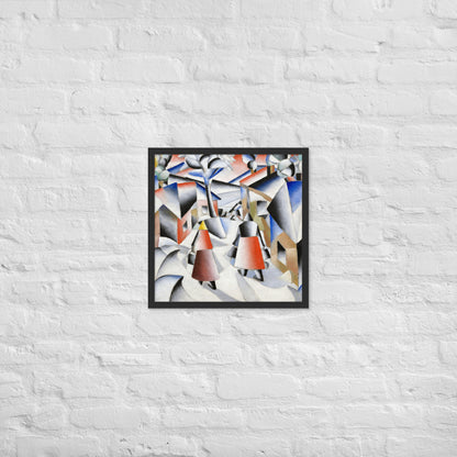 Morning in the Village after Snowstorm by Kazimir Malevich