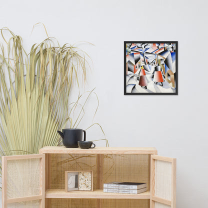 Morning in the Village after Snowstorm by Kazimir Malevich