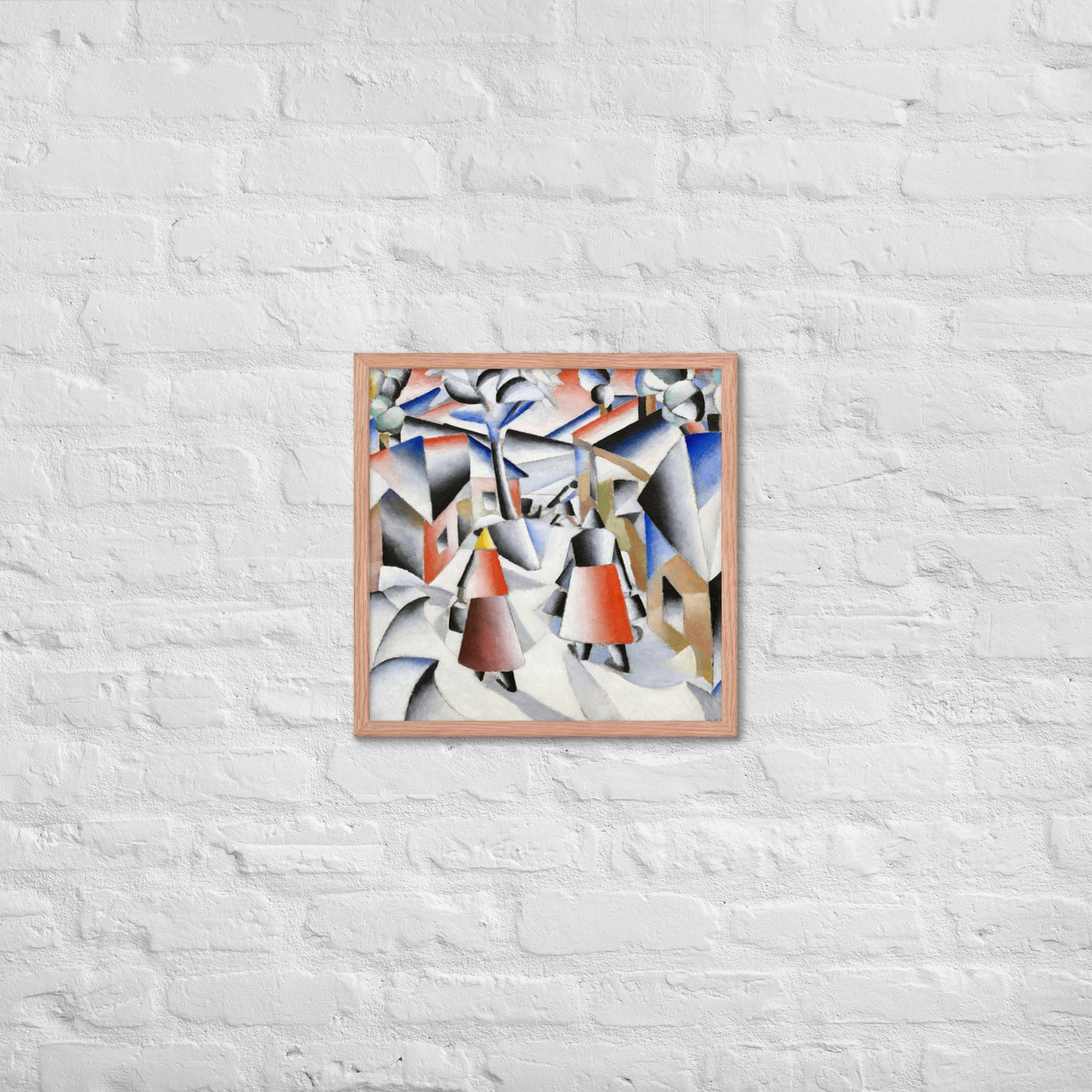 Morning in the Village after Snowstorm by Kazimir Malevich