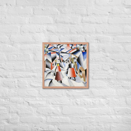 Morning in the Village after Snowstorm by Kazimir Malevich