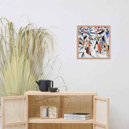 Morning in the Village after Snowstorm by Kazimir Malevich