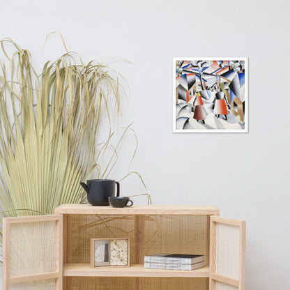 Morning in the Village after Snowstorm by Kazimir Malevich