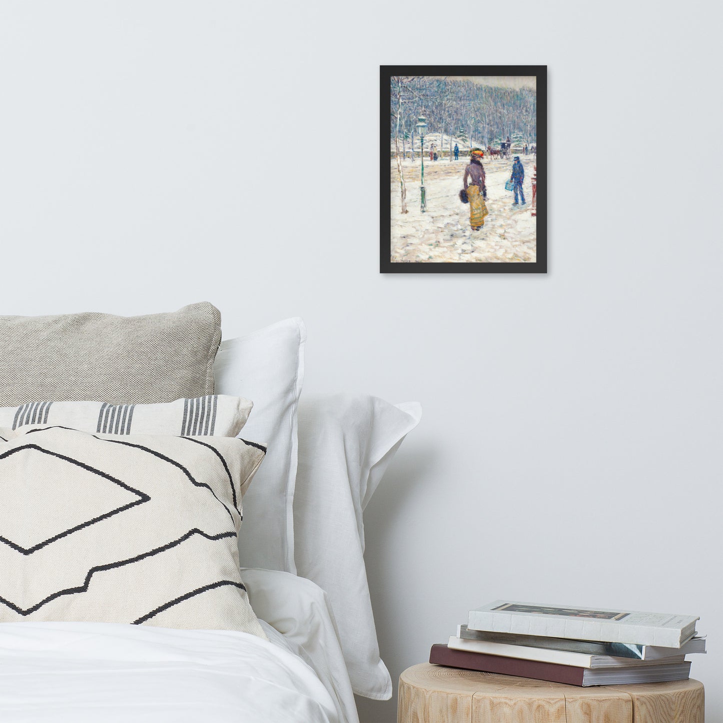 New York Street by Frederick Childe Hassam