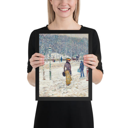 New York Street by Frederick Childe Hassam