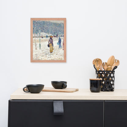 New York Street by Frederick Childe Hassam