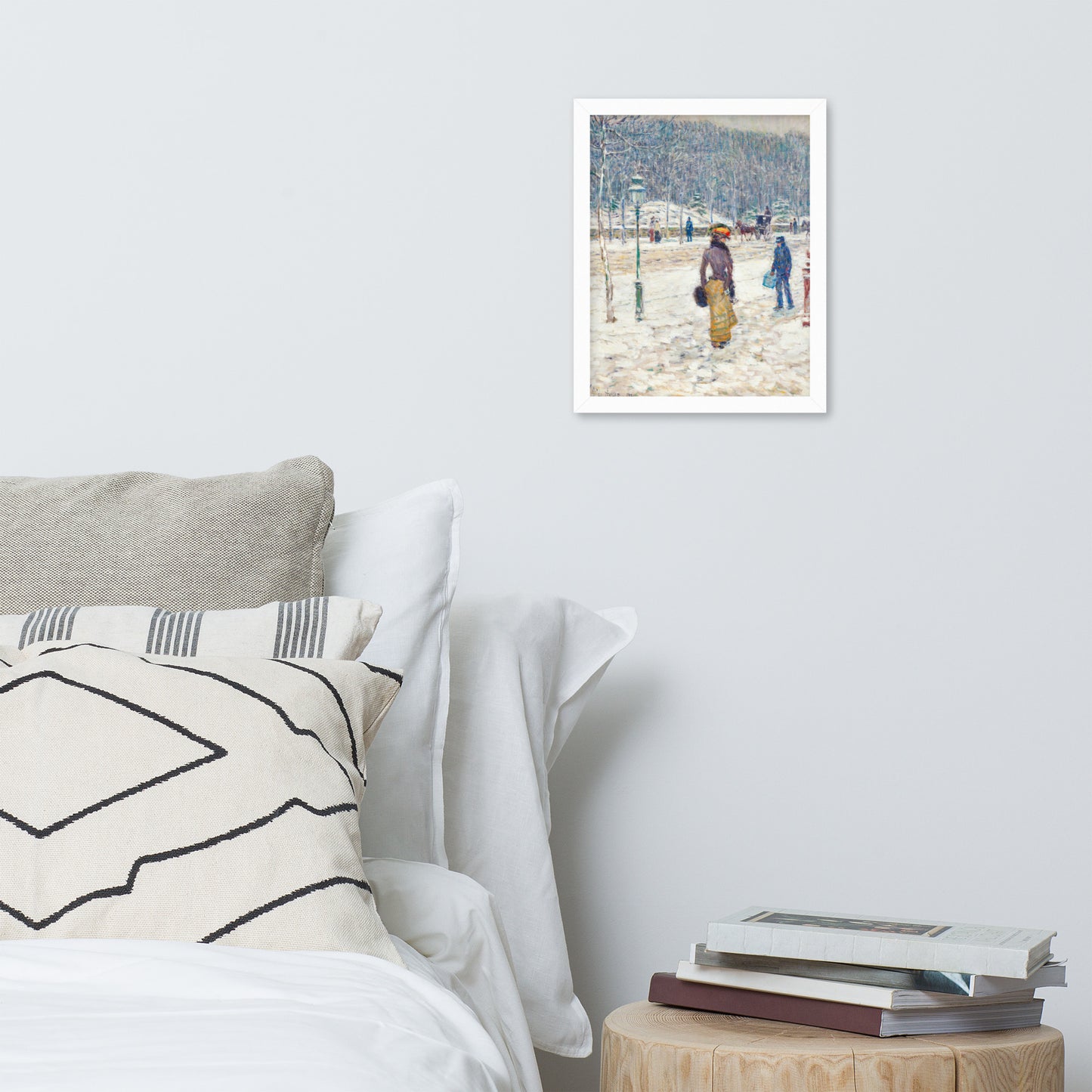 New York Street by Frederick Childe Hassam